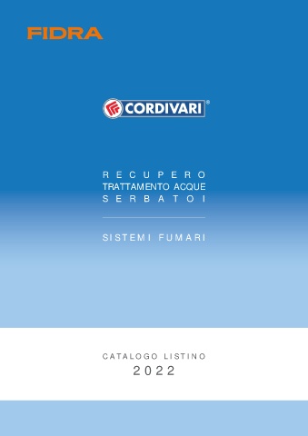 CORDIVARI - Listino Trattamento Acque e Sistemi Fumari